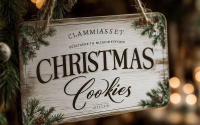 Rotulación en Navidad