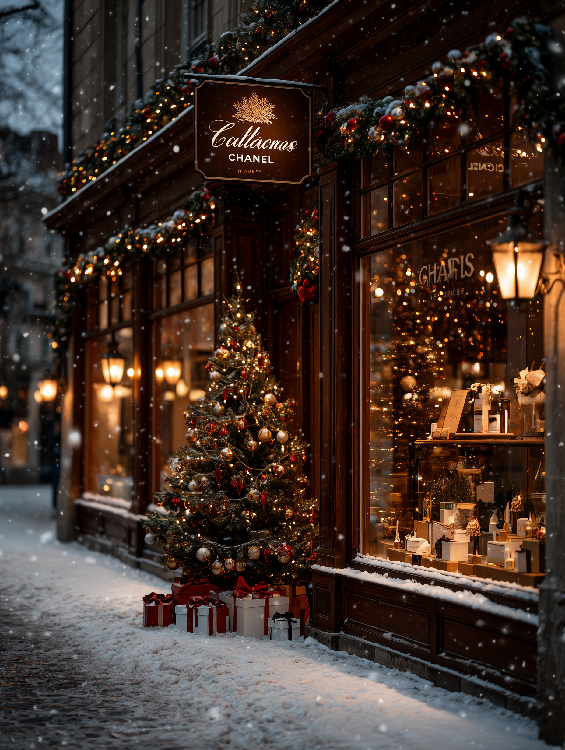 ROTULACIÓN EN NAVIDAD